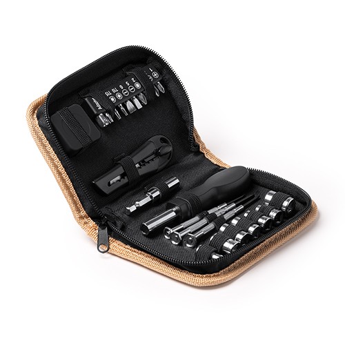 Set d'outils avec 25 accessoires. Cutter, clé hexa Marli Set d'outils avec 25 accessoires. Cutter, clé hexa Marli