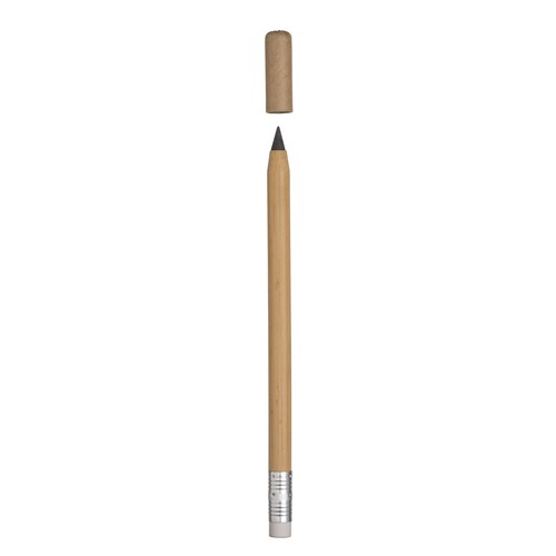 Long-lasting bamboo pencil with eraser Long-lasting bamboo pencil with eraser