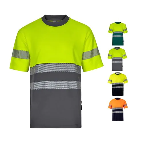 VL BASTET. T-shirt bicolore piqué (150g/m²), in cotone (55%) e poliestere (45%)
