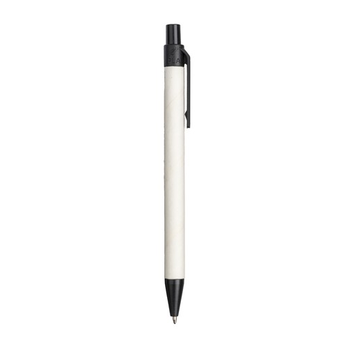 Stylo à bille en papier recyclé avec détails en PLA coloré Stylo à bille en papier recyclé avec détails en PLA coloré
