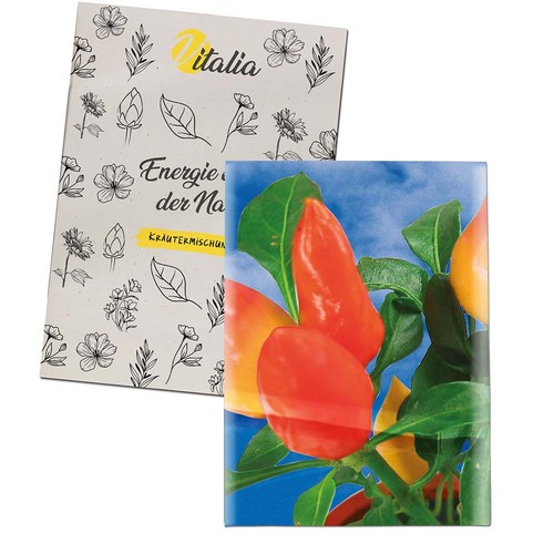 Zaadzakjes mini gerecycled papier - Paprika