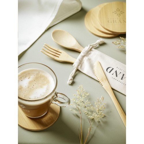 Bamboo Coaster Set Untersetzern Bamboo Coaster Set Untersetzern