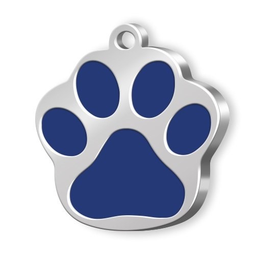PET TAG BIG PAW BLUE