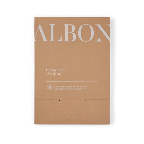 VINGA Albon GRS recycled felt 15" laptop sleeve VINGA Albon GRS recycled felt 15" laptop sleeve