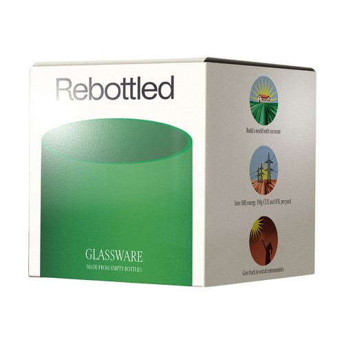 Rebottled® Short Tumbler 250 ml drinking glasses Rebottled® Short Tumbler 250 ml drinking glasses