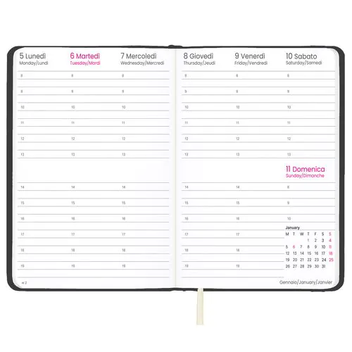 2026 weekly planner with hard PU cover 2026 weekly planner with hard PU cover