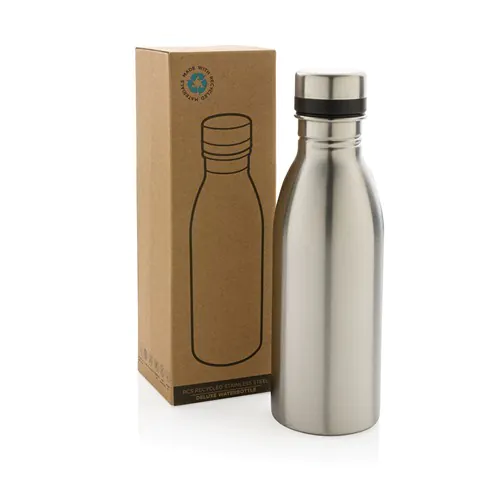 Bouteille d’eau 500ml en acier inoxydable recyclé RCS Bouteille d’eau 500ml en acier inoxydable recyclé RCS