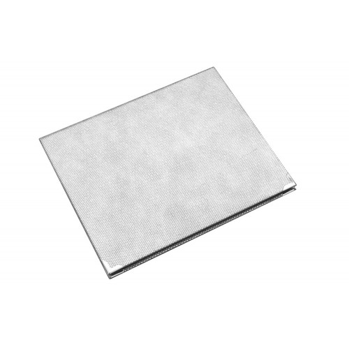 ASTUCCIO PORTATARGA ARGENTO BLU  21X17CM