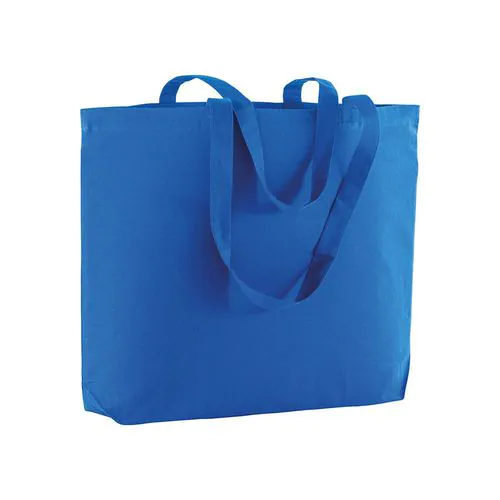 135 g/m2 cotton shopping bag, long handles and bottom gusset 135 g/m2 cotton shopping bag, long handles and bottom gusset