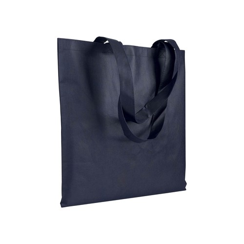 Stitched 80 g/m2 non-woven fabric shopping bag, long handles
