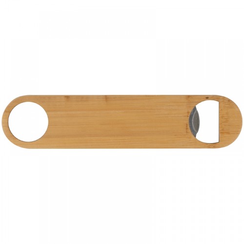 Bamboo-metal bottle opener