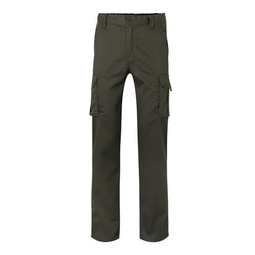 VL PAN. Pantalon stretch, multipoches (290g/m²), en coton (46%), EME (38%) et polyester (16%)