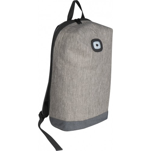 Backpack with integrated LED light Backpack with integrated LED light