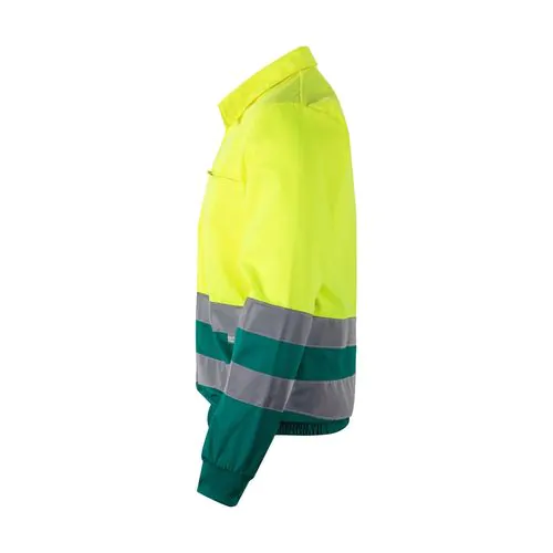 VL NEPTUNE. Two-tone twill jacket (210g/m²) in polyester (80%) and cotton (20%)