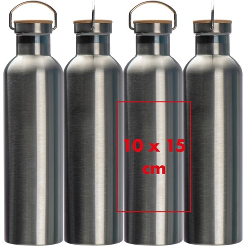 Bouteille isotherme à double paroi en acier inoxydable