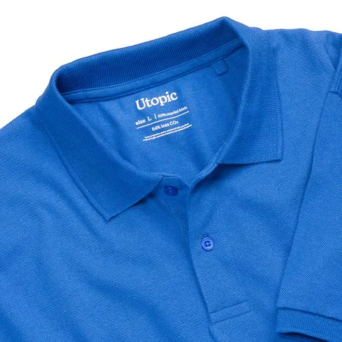 100% recycled fabric polo