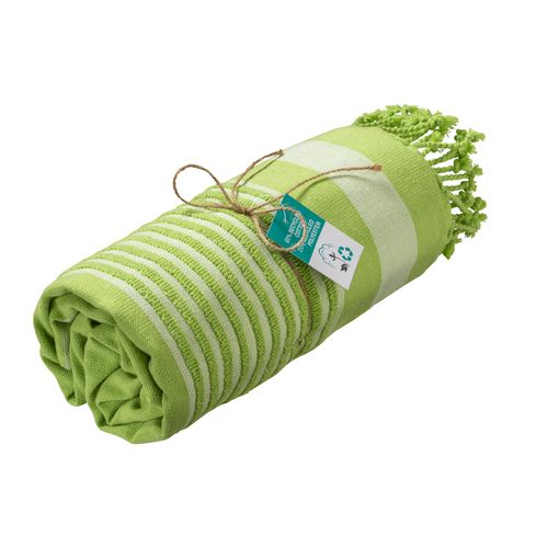 350 g/m2 recycled cotton beach towel/pareo