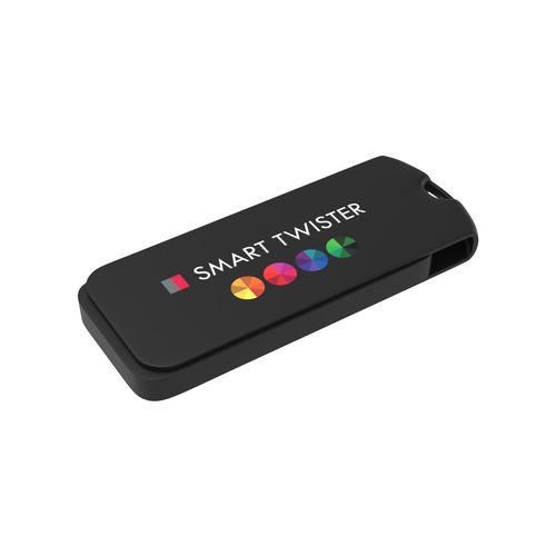 Clé USB Smart Twister (Noir), 8 GB Clé USB Smart Twister (Noir), 8 GB