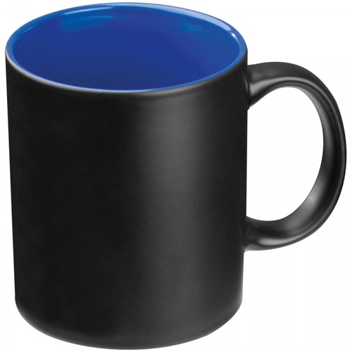 Black mug with colored inside 300 ml Black mug with colored inside 300 ml