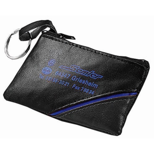 CreativDesign® Porte-clés "CD" noir/bleu