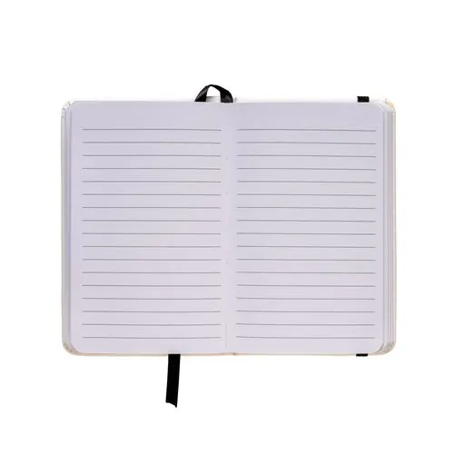 Bloc note avec élastique et feuille de papier à ligne Bloc note avec élastique et feuille de papier à ligne