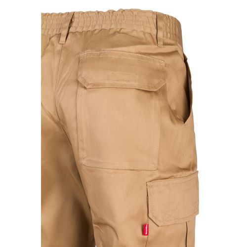 VL MABON. Pantalon sergé, multipoches (200g/m²), en coton (35%) et polyester (65%)
