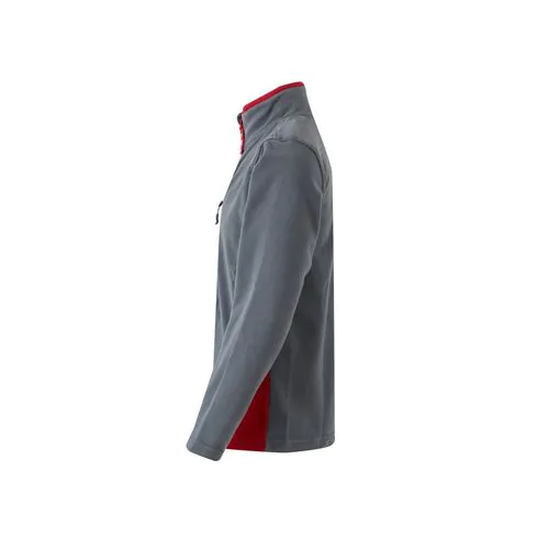 VL GERAS. Tweekleurig fleecejack (220g/m²) van polyester (100%)