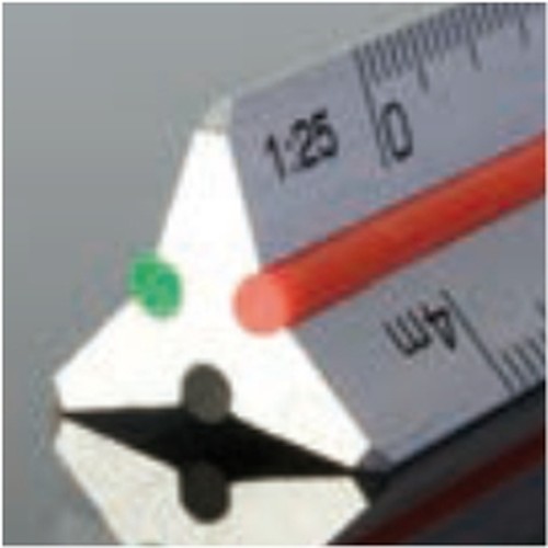 Alu-three-sided ruler Alu-three-sided ruler