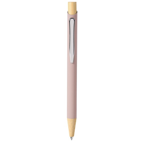 PENNA A SFERA IN ALLUMINIO SOFT TOUCH COLORI PASTELLO, BAMBÙ E METALLO PENNA A SFERA IN ALLUMINIO SOFT TOUCH COLORI PASTELLO, BAMBÙ E METALLO
