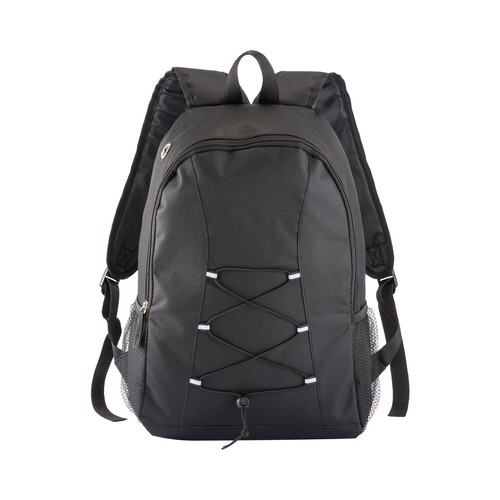 600D polyester Backpack with earbuds port