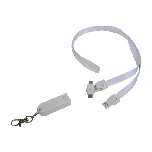 Lanière avec mousqueton avec fonction de cable de recharge avec prise Micro-USB/Lightning/ Lanière avec mousqueton avec fonction de cable de recharge avec prise Micro-USB/Lightning/