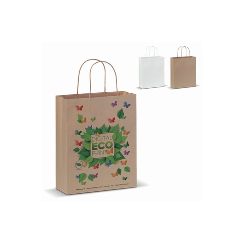 Sac en papier kraft 90g/m² 22x10x31cm Sac en papier kraft 90g/m² 22x10x31cm