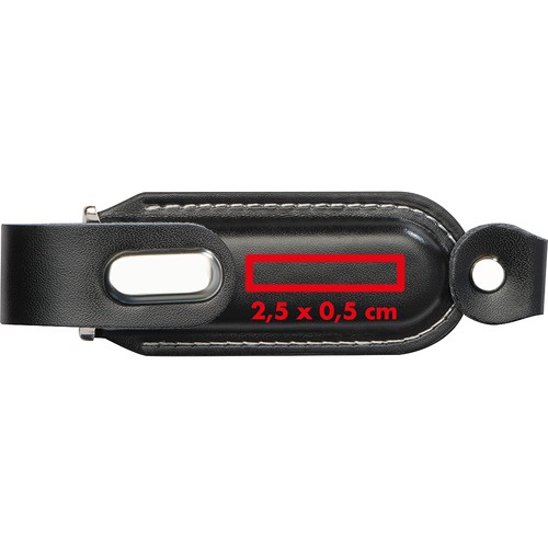 USB-stick van leder, 4GB