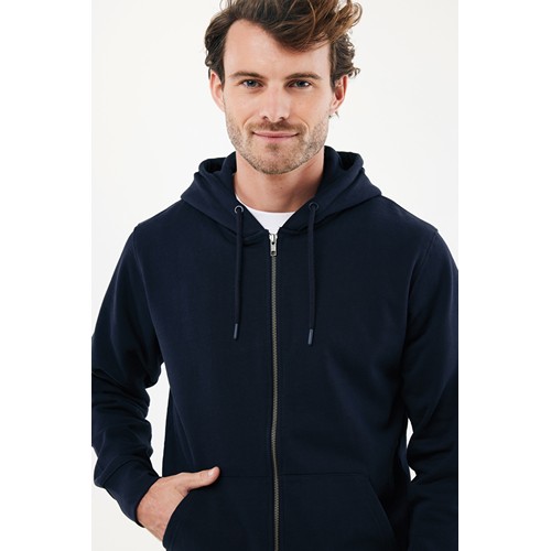 IQONIQ Abisko gerecycled katoen hoodie met rits