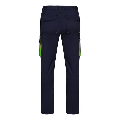 VL FIDES. Two-tone, multi-pocket stretch trousers (240g/m²), in cotton (46%), EME (38%) and polyester (16%) VL FIDES. Two-tone, multi-pocket stretch trousers (240g/m²), in cotton (46%), EME (38%) and polyester (16%)