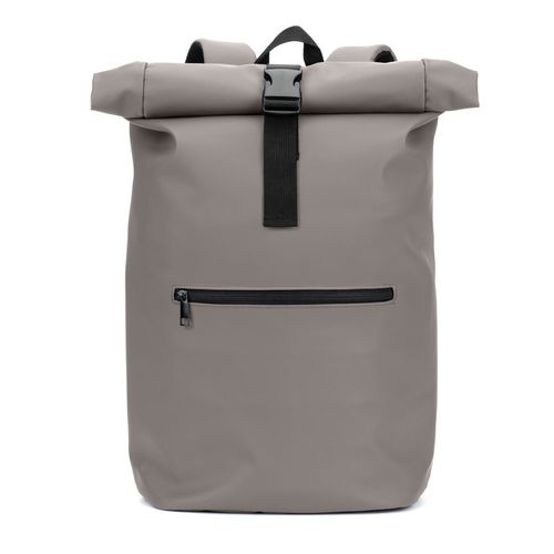 PORTLAND. The PU roll top backpack with a 16" laptop pocket PORTLAND. The PU roll top backpack with a 16" laptop pocket