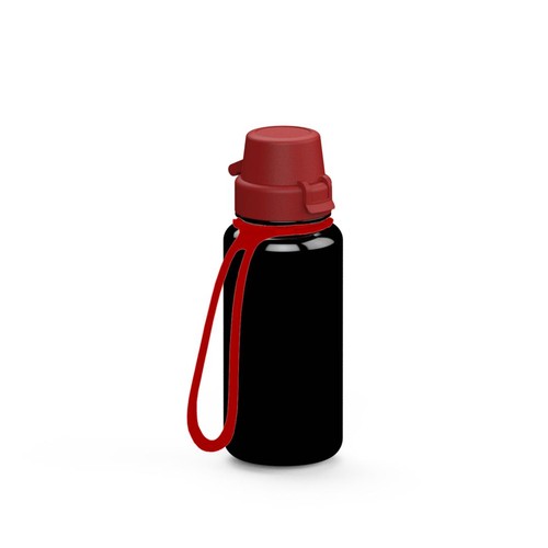 Gourde "School" transparente incl. attache, 0,4 l Gourde "School" transparente incl. attache, 0,4 l