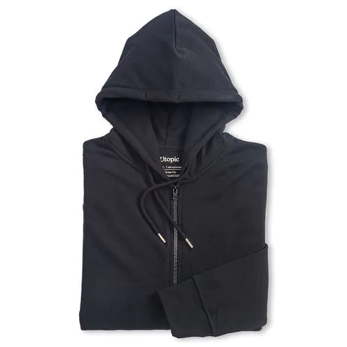 Felpa con cappuccio unisex 100% tessuto rigenerato