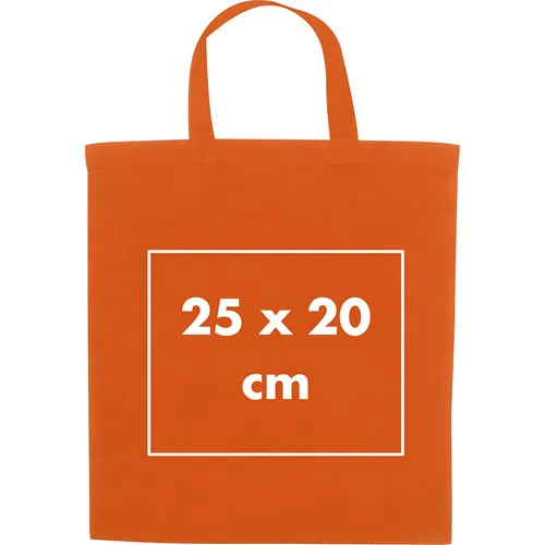 Bolsa de algodón con asas cortas Bolsa de algodón con asas cortas