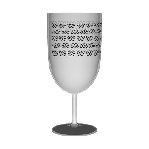 18 cl Event gepersonaliseerd wijnglas - gezeefdrukt in 1 kleur 18 cl Event gepersonaliseerd wijnglas - gezeefdrukt in 1 kleur