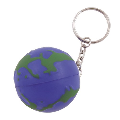 Anti-stress Wereldbol met sleutelhanger Anti-stress Wereldbol met sleutelhanger
