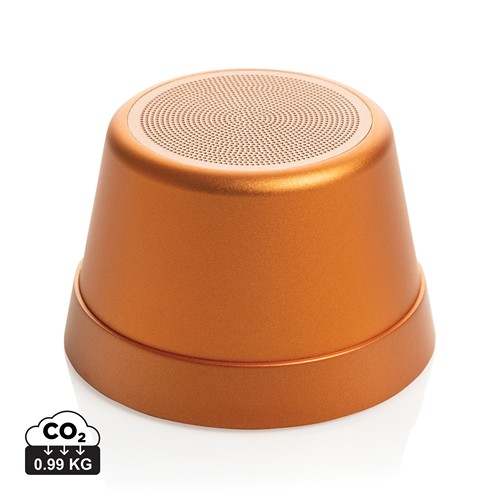 Haut-parleur magnétique 5W en aluminium recyclé RCS Nivio Haut-parleur magnétique 5W en aluminium recyclé RCS Nivio