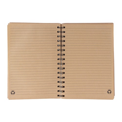 Cahier A5 en papier d'herbe Giavera