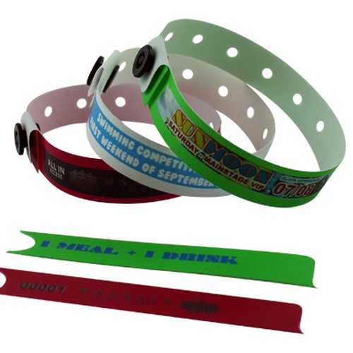 Braccialetti in plastica personalizzabili con stampa fotografica 13 mm