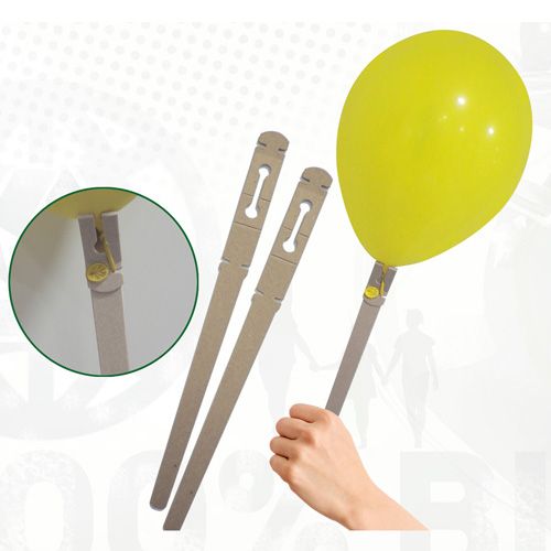 SUPPORT FOR BIODEGRADABLE AND ECOFRIENDLY CARDBOARD BALLOONS. 2.5X35CM SUPPORT FOR BIODEGRADABLE AND ECOFRIENDLY CARDBOARD BALLOONS. 2.5X35CM