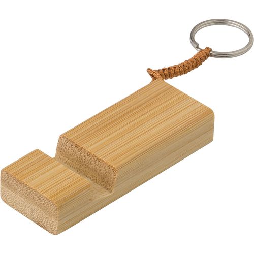 Bamboo key chain phone stand Kian Bamboo key chain phone stand Kian