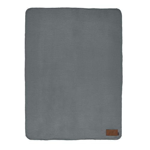 Coperta Pollock in rPET 180gsm. Patch personalizzabile Coperta Pollock in rPET 180gsm. Patch personalizzabile
