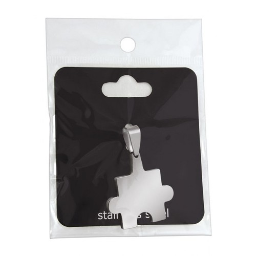 PENDANT STEEL PUZZLE 25x25mm