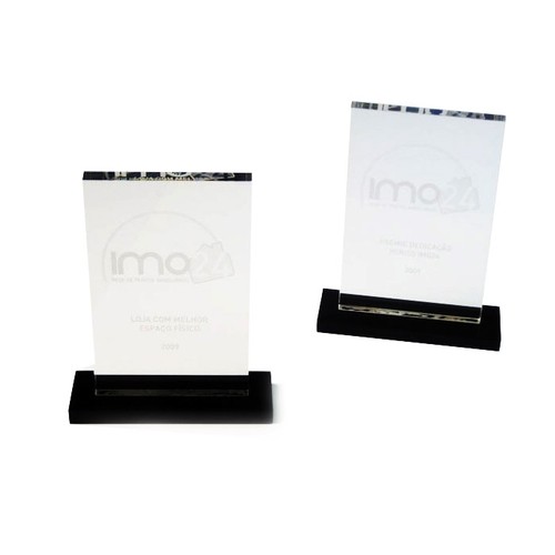 TROFEO 10MM 15X10CM PERSONALIZABLE RECTANGULAR