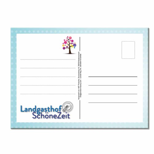 Postcard Set - individual - digital printing 4/0-c